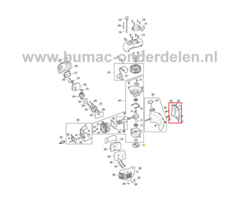 Tank Afdekplaat voor Stiga, Castelgarden, Alpina, Mountfield Heggenscharen, Benzineheggenscharen Afdekkap, Beschermingsplaat SHT670, SHT 70