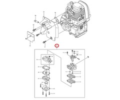 Carburateur Compleet voor PB250.4, BHX250L DOLMAR, MAKITA, ROBIN op Bladblazers Carburator PB2504, PB-250.4, PB 2504, BHX 2 50L onderdelen