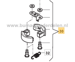 Centrifugaalkoppeling voor STIGA, Castelgarden, Alpina, Mountfield Heggenscharen, Benzineheggenscharen Koppeling BG225KKT, HTK60X, HTK75X, PRO60DL, PRO75DL, SHT660K, SHT675K