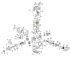 Zuiger Compleet voor Stiga, Castelgarden, Mountfield, Alpina ABR55, BC760, MB55, MS3300, OM230MS, SBC656 op Bosmaaiers - Trimmers - Motorzeis ABR 55, BC 760, MB 55, MS 3300, OM 30 MS, SBC 656, onderdelen