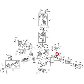 Spruitstuk met Pakking voor STIGA, CASTELGARDEN, MOUNTFIELD, ALPINA ABR45, ABR55, BC750, BC760, MB45, MB55, MS2700, MS3300, OM200MS, SBC646, SBC656 op Bosmaaiers - Trimmers - Motorzeis