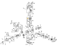 Cilindervoetpakking voor STIGA, CASTELGARDEN, MOUNTFIELD, ALPINA ABR45, ABR55, BC750, BC760, MB45, MB55, MS2700, MS3300, OM200MS, SBC646, SBC656 op Bosmaaiers - Trimmers - Motorzeis