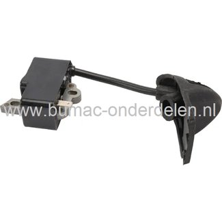 Ontstekingsspoel voor STIGA, CASTELGARDEN, MOUNTFIELD, ALPINA ABL27, AS1100, BL530, BLC27, EP27BV, MBL270V, SBL327, SBL327V, XBL27V op Bladblazers ABL 27, AS 1100, BL 530, BLC 27, EP 27BV, MBL 270V, SBL 327, SBL 327 V, XBL 27 V, onderdeel