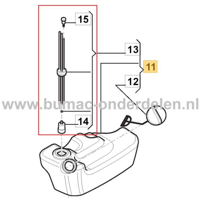Benzineslang met Doorvoerrubber en Benzinefilterilter voor Stiga, Castelgarden, Alpina, Mountfield Bladblazers, Blowers, Bladvegers Brandstofslang met Doorvoer rubber BL980R, MBP750, SBP375, XBP75, onderdelen, BL980R, MBP750, SBP375, XBP75
