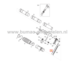 Gaskabel voor STIGA, Castelgarden, Alpina, Mountfield Bladblazers, Blowers, Gas Kabel BL980R, MBP750, SBP375, XBP75, onderdelen