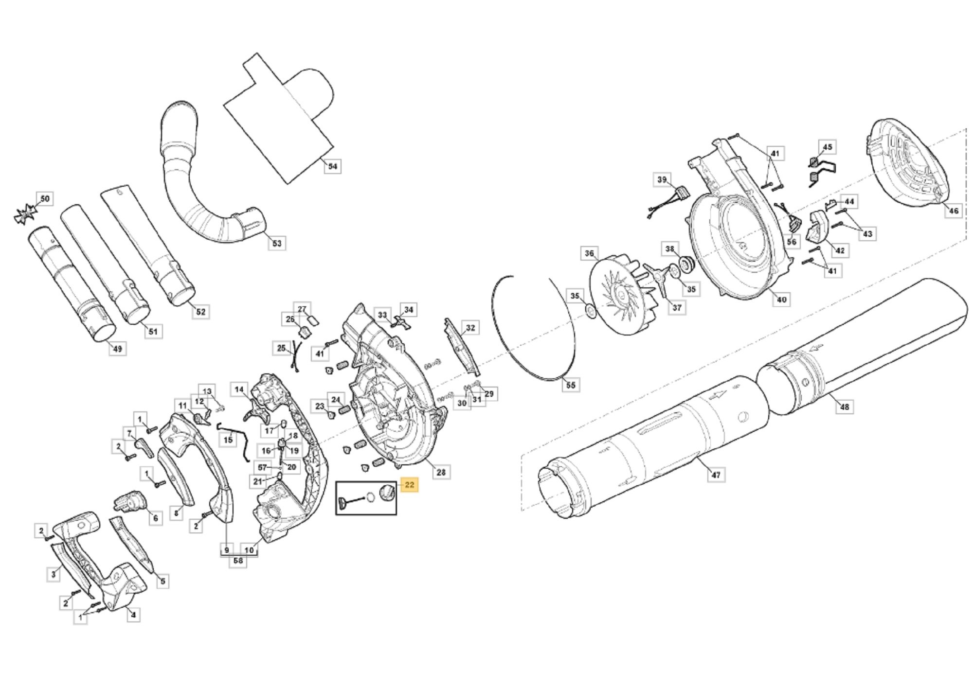 Tankdop voor STIGA, CASTELGARDEN, MOUNTFIELD, ALPINA A4500, ABL27, ABL27V, AS1100, BG4545, BG PRO4545, BL530, BL530V, BLC27, EP27BV, M4545CSP, MBL270V, MCSWP40, MCSWP45, MCSWP50, PS4545, SBL327, SBL327V, SP45, TR54, TTL759CHN, XBL27V, XC4500 Bladblazers B