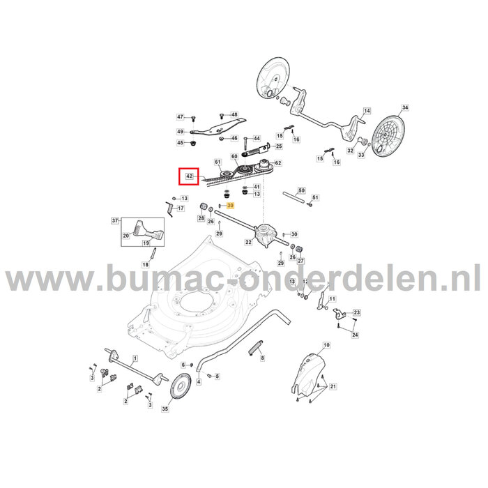 V-Snaar Rijaandrijving voor Stiga, Castelgarden, Alpina, Mountfield Gazonmaaiers, Grasmaaiers, Aandrijfsnaar Wielen, Aandrijfriem 460 PD, 462 PD, 464 PD, 4820 PD BW EL 4S, 514 PD, AL6 46 VAQ, AL6 46 VHQ, AL6 48 VHQ, AL6 48 VQ, BG PRO SERIE-1, BG PRO SERIE