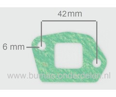 Inlaatpakking HONDA GXV160 Motoren op Grasmaaiers, Loopmaaiers, Veegmachines, Honda Spruitstukpakking, Inlaat Pakkingen, Spruitstuk Dichtingen voor Honda GXV 160 Motoren op Gazonmaaiers, Benzinemaaiers, Grasmaaimachines, Duwmaaiers, onderdeel