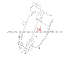 Kabelklem voor LC247, LC247 S, LC247 SP, LC253 S, LC347 V, LC347Vi, LC353 VI, LC451 S, LC451 V, LC551 SP, LC551 VBP, LM 2247 C, LM 2247 CD, LM 2247 CDP, LZ 2247 CD Husqvarna, Jonsered, Partner, McCulloch Gazonmaaiers, Grasmaaiers Kabelhouder onderdeel