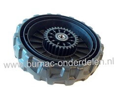 Achterwiel voor Husqvarna, Jonsered, Partner, McCulloch Gazonmaaiers, Grasmaaiers, Aandrijfwiel, Achter Wiel LB 248S, LB 253S, LB348 SI, LB348 V, LB348 V Classic, LC247 S, LC247 SP, LC347 VLi, LC348 V, LC348 V Classic, LC348 VE, LC348 VI Classic, LC353 V,
