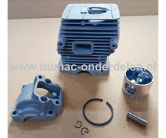 Cilinder set Ø 40 mm voor Stihl 019, 019T, MS190, MS190T Kettingzaag - Motorzaag Cilinderset Compleet met Zuiger, Zuigerveer, Pistonpen en Borgclips voor STIHL 019, 019 T, MS 190, MS 190 T Kettingzagen, Motorzagen, Cylinderset, onderdelen