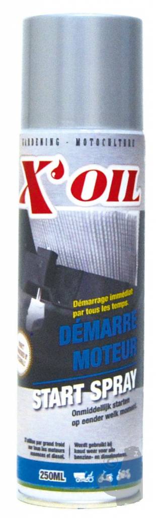 Startspray - Startpilote voor een makkelijke start voor de Grasmaaier, Zitmaaier, Kooimaaier, Kettingzaag, Bosmaaier, Bladblazer