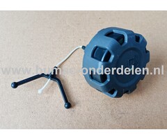 Benzinedop voor Husqvarna en Jonsered Bosmaaier, Brandstofdop komt onder andere voor op Husqvarna 343F, 343FR, 345FR, 345FX, 345FxT Bermmaaier, Motorzeis