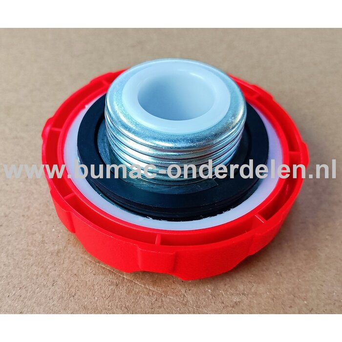 Tankdop voor LONCIN Motoren LC175FDS, LC185FDS, LC190FDS op Trilplaat, Generator, Kooimaaier, Tuinfrees, Houtversnipperaar, Waterpomp, Bouwlift, Bobcat, Minikraan, Aggregaat, Hoogwerker, Cart, Veegmachine, Hakselaar, Hogedrukreiniger, Verticuteermachine,