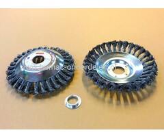 Onkruidborstel Voor Bosmaaier Stalen Borstel 150 mm Diameter voor Bermmaaiers van Stihl, Husqvarna, Dolmar, Jonsered, Makita, Hitachi, Alko, FlymoStaalborstel