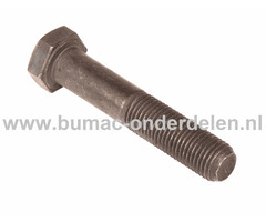 Mesbout 3/8 x 50 mm voor Husqvarna, Jonsered, Partner, McCulloch Grasmaaier Mes Bout LB448S, LB548Se, LC448Se, LC451V, WB48S, WB48SE,  WC48SE, Champion, Cobra S, Cobra SE, Comet S, Comet SE, Comet SH, Excellent, Excellent H, Excellent S, Excellent SH, Pro
