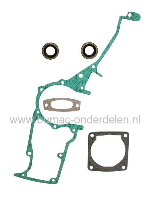 Pakkingset HUSQVARNA, PARTNER K1250 Motorslijper, Set Pakkingen voor Husqvarna, Jonsered, Partner, McCulloch Bandenzaag, Doorslijper, Doorslijpmachine, Afdichtingsset, Sets Dichtingen, Pakkingen