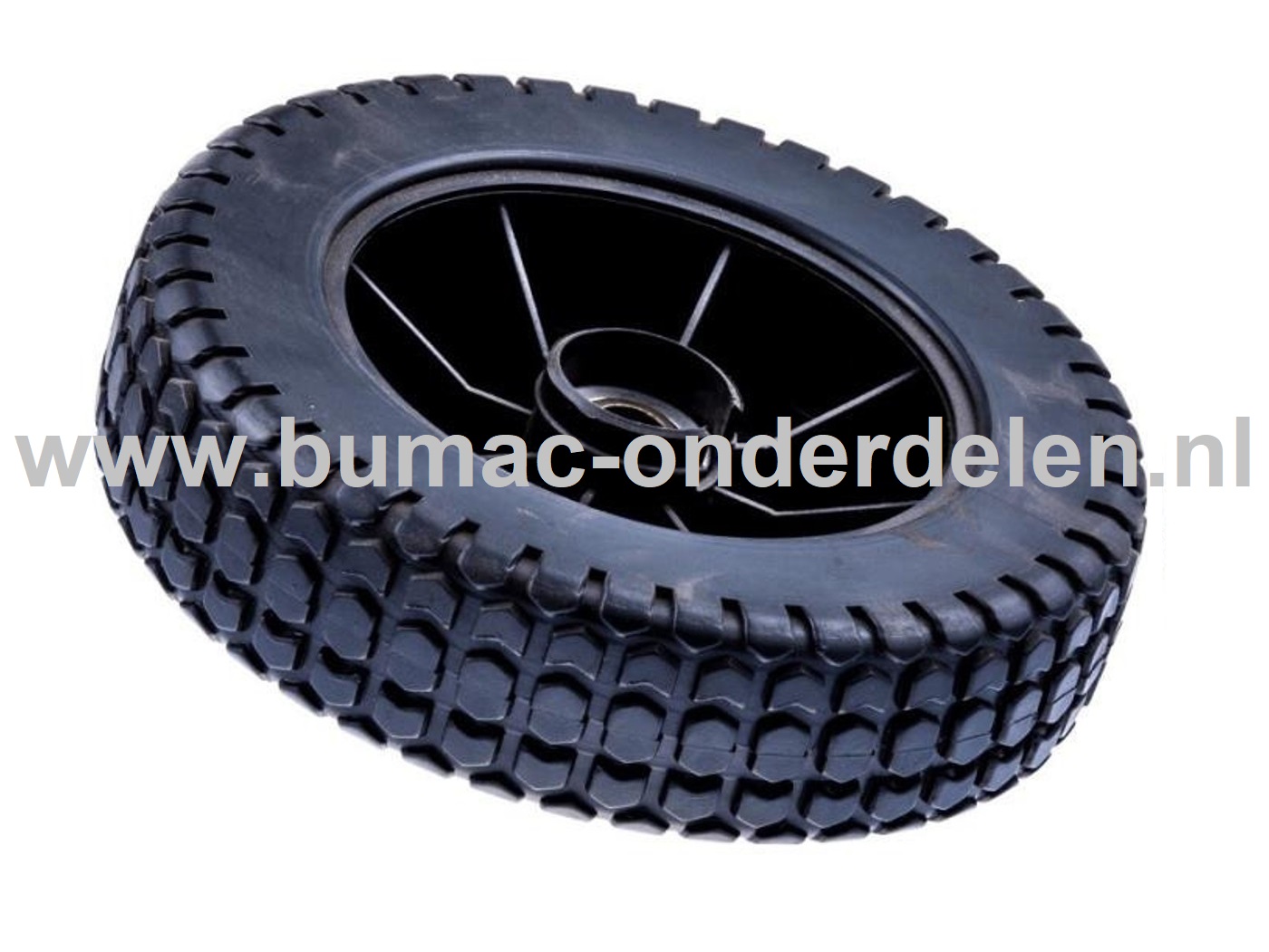 Wiel 7 Inch voor Husqvarna, Jonsered, Partner, McCulloch Grasmaaiers LB146, MASTER 46, R43, ROYAL 43 S, 46 SE,  47RC, 500 RSV, LM 2146 M, 3546 Bio, 4546 Bio onderdeel