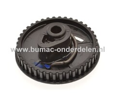 Nokkenastandwiel voor Honda Motor op Grasmaaier, Veegmachine, Kooimaaier, Aggregaat, Trilplaat,  Generator, Tuinfrees, Getande Poelie voor Nokken As, Riemschijf, Poelie GC135, GC160, GCV135, GCV160, GC 135, GC 160, GCV 135, GCV 160, onderdeel