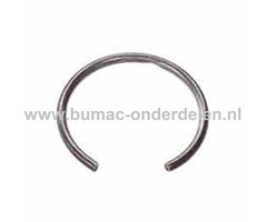Borgring voor HONDA Motoren op Grasmaaier, Veegmachine, Generator, Trilplaat Borgclip GCV135, GCV160, GC135, GC160, GCV145, GCV170, GCV200, onderdeel, Borgclip voor montage Pistonpen - Zuiger