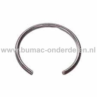 Borgring voor HONDA Motoren op Grasmaaier, Veegmachine, Generator, Trilplaat Borgclip GCV135, GCV160, GC135, GC160, GCV145, GCV170, GCV200, onderdeel, Borgclip voor montage Pistonpen - Zuiger