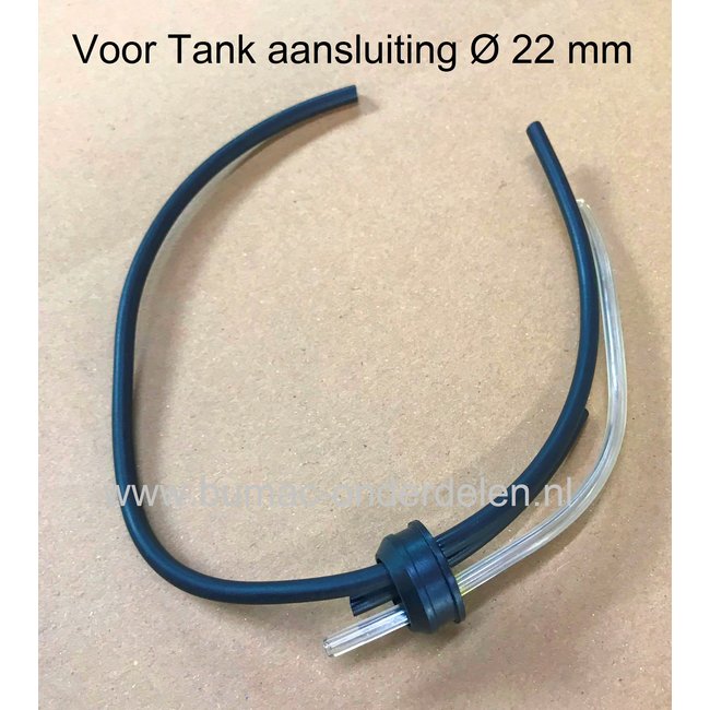 MCHNIC Brandstofkraan M16x1 Met Benzineslang En Filter - Voor Simson, MZ, AWO, IWL En Meer