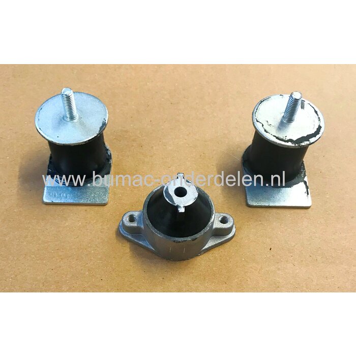 Trillingdemper set voor Stiga, Castelgarden, Alpina, Mountfield Bladblazers, Blowers, Bladvegers Ophangrubbers, Trillingsdempers BL980R, MBP750, SBP375, XBP75, onderdeel, BL 980 R, MBP 750, SBP 375, XBP 75