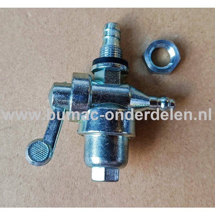 Brandstofkraan voor ROBIN Motoren op Aggregaat, Trilplaat, Generator, Waterpomp, Tuinfrees, Kart Benzinekraan EC10, onderdeel