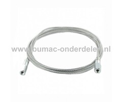Stuurkabel voor Stiga, Castelgarden, Alpina, Mountfield Tuintrekkers, Zitmaaiers, Frontmaaiers Stuur Kabel PARK 2000. onderdeel
