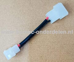 Adapterkabel voor 9 AH Acculader voor Stiga, Castelgarden, Alpina, Mountfield Zitmaaiers, Tuintrekkers, Grasmaaiers Tussenstuk, Batterijladingskabel, onderdeel