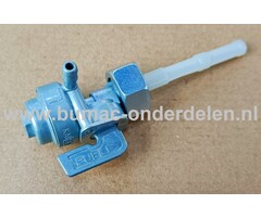 Brandstofkraan voor LONCIN Motoren op Zitmaaiers, Tuintrekkers, Aggregaten, Generatoren, Trilplaten, Houtversnipperaars, Waterpompen, Compressoren, Verticuteermachines Benzinekraan LC2500DDC, LC3800, onderdeel