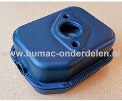 Uitlaat voor Honda GXV140, GXV160 Motoren op Grasmaaier, Veegmachine, Tuinfrees Knaldemper, Knalpot GXV 140, GXV 160, onderdeel