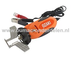 Elektrische Kettingslijper met 12V - 50Hz Motor met Krokodillenklem aansluiting Draagbare Slijper om Kettingen te slijpen voor Kettingzagen, Motorzagen, Benzinezagen onderdeel