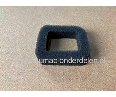 Luchtfilter voor Solo 118, 119, 127, 130, 132 bosmaaier, benzinemaaier, trimmer, schuimfilter, sponsfilter, 65x55x15mm, onderdeel