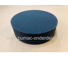 Luchtfilter voor Honda G300, G400 motoren, Honda generator EG3000, Honda waterpomp WT30, schuimfilter, sponsfilter, G 300, G 400, EG 3000, WT 30, diameter 132mm, hoogte 40mm, onderdeel