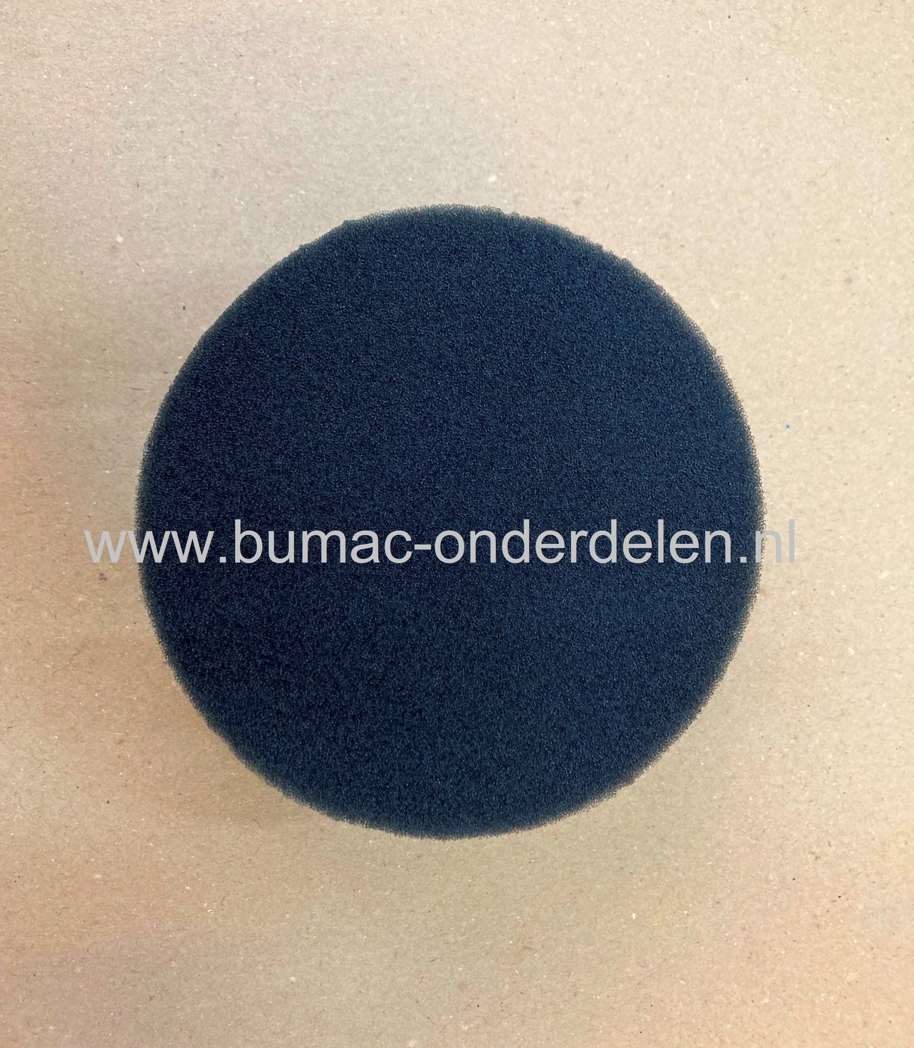 Luchtfilter voor Honda G300, G400 motoren, Honda generator EG3000, Honda waterpomp WT30, schuimfilter, sponsfilter, G 300, G 400, EG 3000, WT 30, diameter 132mm, hoogte 40mm, onderdeel