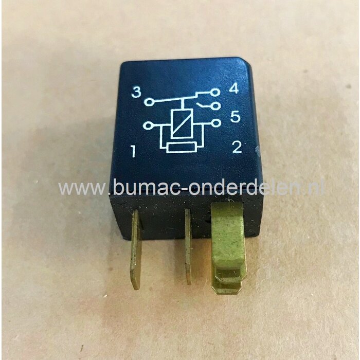 Relais voor MTD - YardMan - White - Wolf - Cub Cadet - Gutbrod Zitmaaiers - Frontmaaiers - Sneeuwploegen