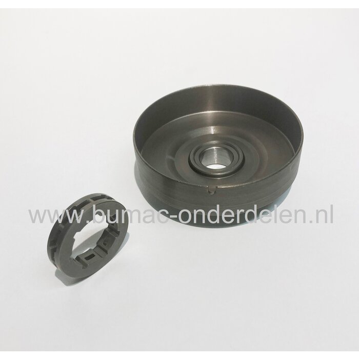 Aandrijftandwiel voor Stihl 044, 046, MS440, MS441, MS460, MS361, MS341 Kettingzaag, Koppelingstrommel met los Tandwiel 3/8 7 Tands, onderdeel, koppeling trommel