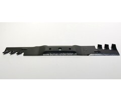 Maaimes 54,5 Cm voor Johndeere, Sabo, Sabre Zitmaaier, Maai mes oa voor L100, L105, L107, L108, L110, L111, L118, 14542GS, L17542HS Zitmaaiers met een 42 Inch Zijuitworp - Mulch maaidek, gatormes onderdeel Maaidek