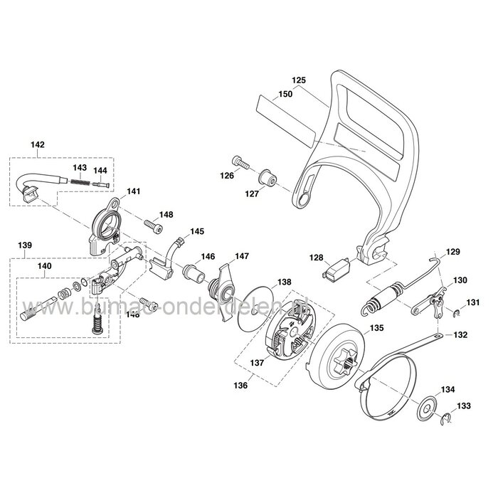 Olieslang voor Dolmar en Makita Kettingzaag Olie slang voor PS350 - PS420 - PS460 - PS500 - PS500D - PS4600S - PS4600SH - PS4605 - PS5000 - PS5000D - PS5000HD - PS5100, PS 350 - PS 420 - PS 460 - PS 500 D - PS 4600 SH - PS 4605 - PS 5000 HD - PS 5100 Olie