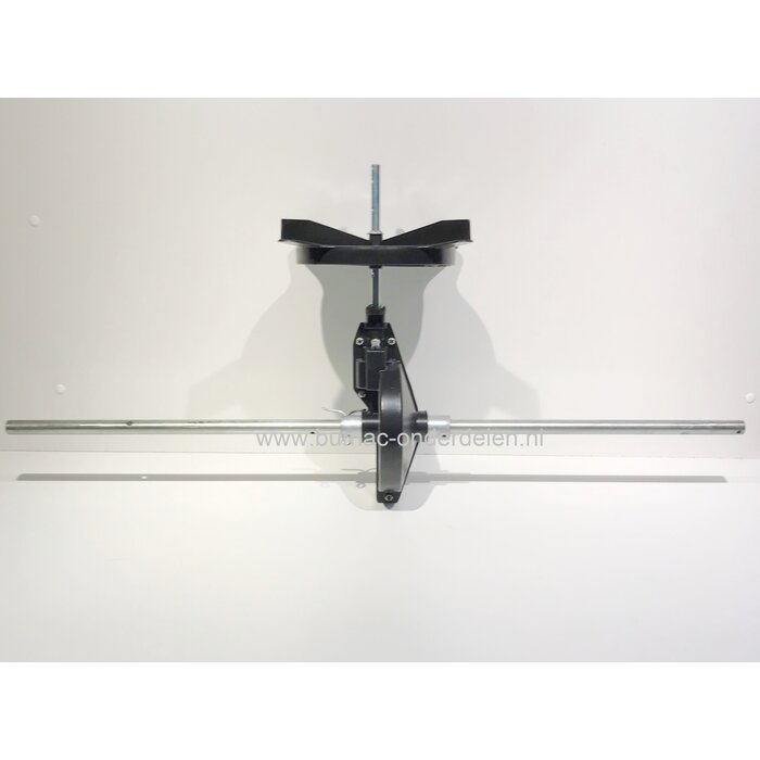 Aandrijfbak voor Strooier 15-010 en 15-014 Gesloten Tandwielkast met Smeernippel voor Kunstmeststrooier - Zoutstrooier achter Zitmaaier - Tuintrekker of Duwmodel, onderdeel