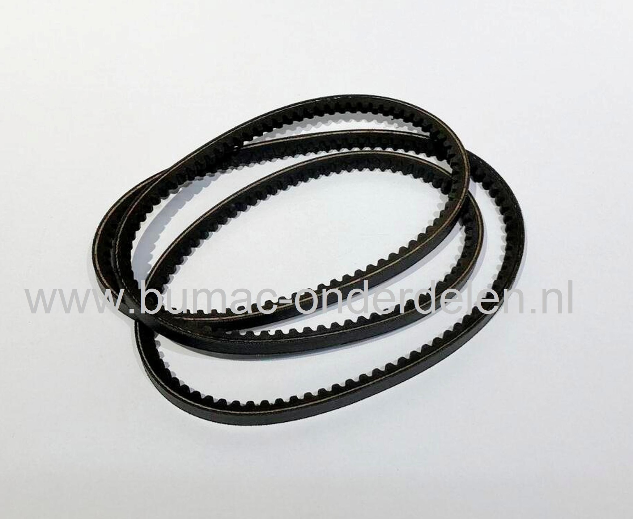 Getande V snaar voor aandrijving Toro, Wheelhorse 74630, 74631, 74632, 74635, 74637, 74641, TimeCutter MX5060, TimeCutter SS5000, TimeCutter SS5035, TimeCutter SS5060 zitmaaier, veegmachine, frontmaaier, tuintrekker, open flank vertande riem, onderdeel