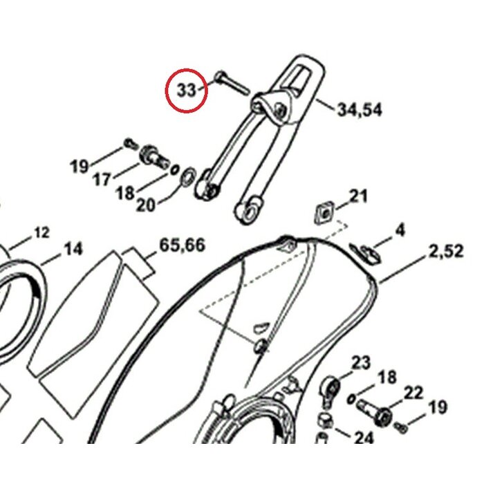 Torx Bout M5x30 mm Metrisch voor Stihl Heggenscharen, Bosmaaiers, Trimmers, Motorzeisen Bout Torx, Cilinderkopbout, Bout, Schroef