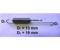 Veer voor V-snaar Pouly Castelgarden PT135HD - PT140HD - PT170HD - TCP102 - J92 - XDL170 - XDL190, Stiga Senator - Tornado II - HST108, Alpina TC-HF-22, Domar en Makita TM102, Solo 575H, Zitmaaiers, Castel Garden