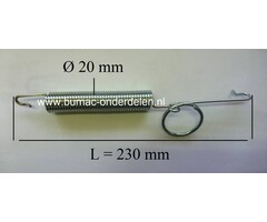 Veer Stiga Villa en Park Frontmaaier voor het Spannen van de V snaar voor Aandrijving van de Maaimessen, het Maaidek, 85 en 102 Cm Maaibreedte, Castelgarden - Mountfield - Alpina - Maestro, Frontmaaier