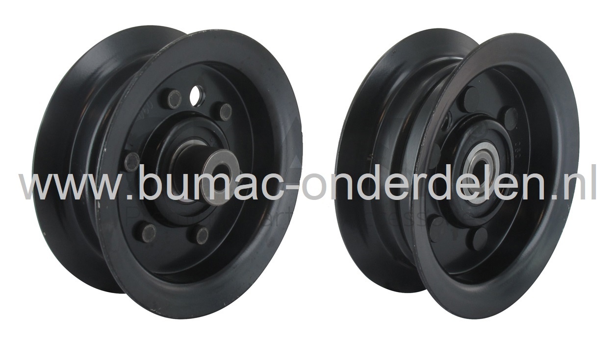 Spanpoelie voor Toro TimeCutter en Z-master 1238HXL, 1238XL, 1338 HXL, 1338XL, 1438HXL, 1438XL, 1638HXL, 1638HXE, zitmaaier, frontmaaier, tuintrekker, zero turn maaier, drukpoelie, riemschijf, pouly, Time Cutter, Z master, onderdeel