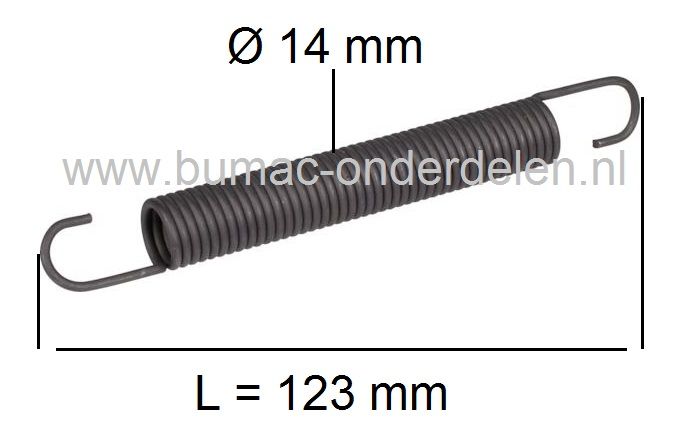 Veer voor Spanpoelie MTD - Cub Cadet - Yardman - White - Wolf - Bolens, Zitmaaier - Frontmaaier - Tuintrekker onderdeel