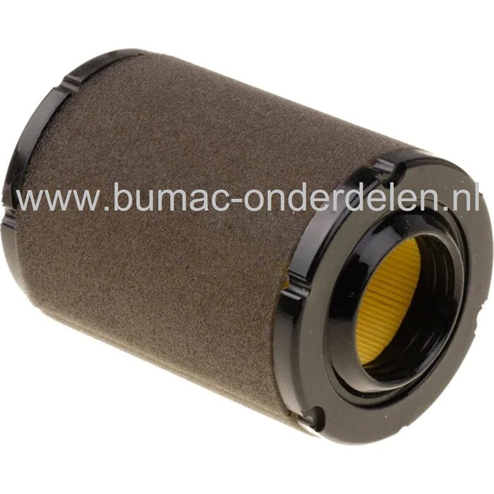 Luchtfilter met voorfilter voor MTD,  Cubcadet, PowerMore, Troy-Bilt en Craftsman 382 cc OHV motoren op zitmaaier, frontmaaier, tuintrekker, 7P84JU (382 cc), 7T90HW, filter, onderdeel