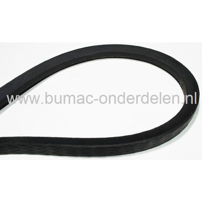 V snaar voor rijaandrijving - hydrostaat JohnDeere, Sabo Zitmaaiers, aandrijfriem voor John deere  LT150, LT160, LT170, LT180, LT190, X300, X304, X310, X320, X324, X340, X360 tuintrekkers wiel aandrijving LT 150, LT 160, LT 170, LT 180, LT 190, X 300, X 3