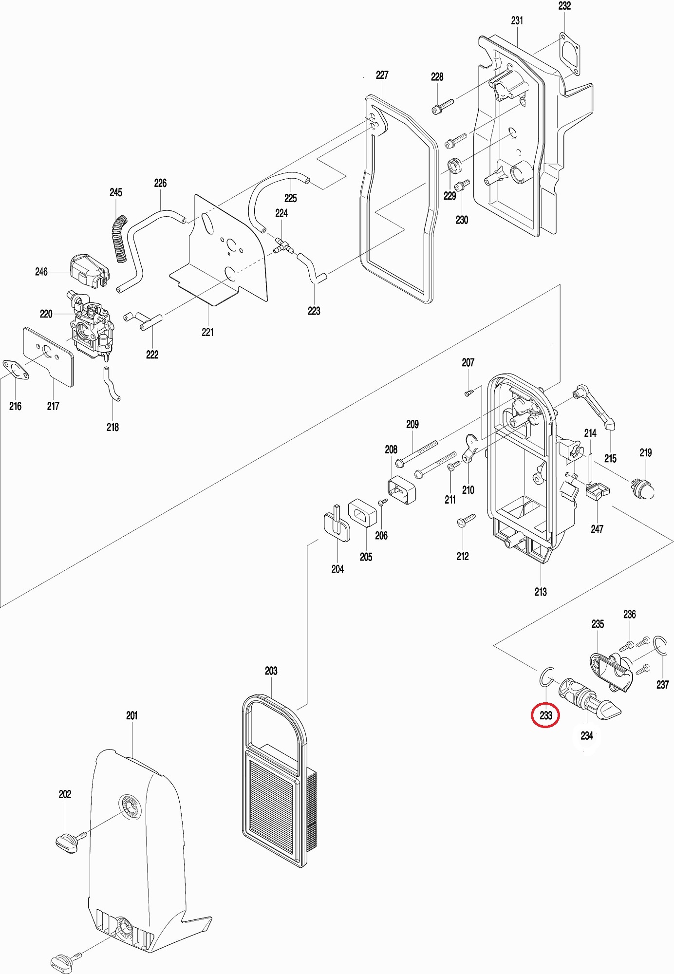 O-Ring Ø 17x2,5 mm Dichting voor Grasmaaier, Zitmaaier, Trekker, Kettingzaag, Bladblazer, Bosmaaier, Minikraan, Generator, Hogedrukreiniger, Trilplaat, Tuinfrees, Stofzuiger, Centrifugaalpomp, Boormachine, Dichtingsring, Ring Afdichting